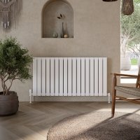 Scudo Apex 600 x 994mm Designer Radiator - White