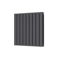 Scudo Bravo 600 x 614mm Double Designer Radiator - Anthracite