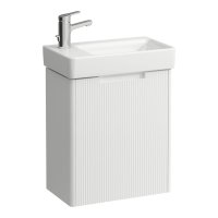 Laufen Juna 480mm 1 Door Left Hand Vanity Unit & Pro S Basin Combi-Pack - Matt White