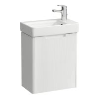 Laufen Juna 480mm 1 Door Right Hand Vanity Unit & Pro S Basin Combi-Pack - Matt White