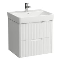 Laufen Juna 600 x 450mm 2 Drawer Vanity Unit (for Pro S Basin) - Matt White
