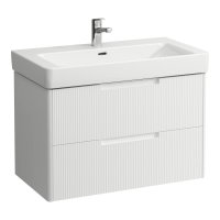 Laufen Juna 850 x 450mm 2 Drawer Vanity Unit (for Pro S Basin) - Matt White
