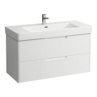 Laufen Juna 1050 x 450mm 2 Drawer Vanity Unit (for Pro S Basin) - Matt White