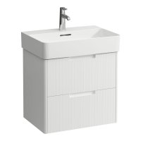 Laufen Juna 600 x 400mm 2 Drawer Vanity Unit (for VAL Basin) - Matt White