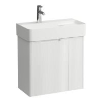 Laufen Juna 600 x 400mm 2 Door Vanity Unit (for VAL Basin) - Matt White