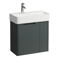 Laufen Juna 600 x 400mm 2 Door Vanity Unit (for VAL Basin) - Traffic Grey