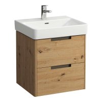 Laufen Juna 550 x 450mm 2 Drawer Vanity Unit (for Pro S Basin) - Wild Oak