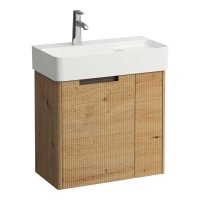 Laufen Juna 600 x 400mm 2 Door Vanity Unit (for VAL Basin) - Wild Oak