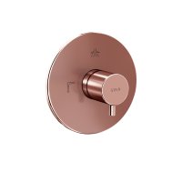 Vitra Root Round Built-In Thermostatic Mixer - Soft Copper