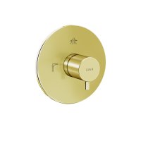 Vitra Root Round Built-In Thermostatic Mixer - Soft Gold