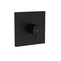 Vitra Root Square Built-In Thermostatic Mixer - Matt Black