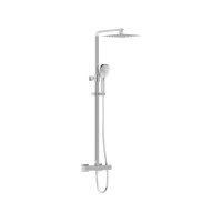 Vitra AquaHeat Bliss Square 230 Shower Set - Chrome