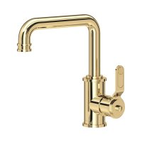 Perrin & Rowe Armstrong Single Lever Basin Mixer - Polished Brass