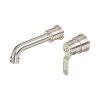 Perrin & Rowe Armstrong Armstrong Wall-Mounted Single Lever Basin Mixer - Pewter