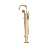 Perrin & Rowe Armstrong Armstrong Freestanding Bath/Shower Mixer - Satin Brass