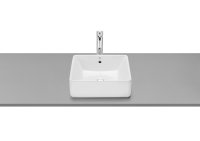 Roca The Gap Square 390 x 370mm 0 Taphole Countertop Basin - White