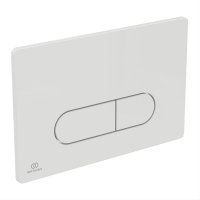 Ideal Standard Oleas M1 White Mechanical Dual Flushplate - Stock Clearance