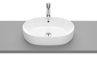 Roca The Gap Round 550 x 390mm 0 Taphole Countertop Basin