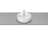 Roca The Gap Round 400mm 1 Taphole Countertop Basin