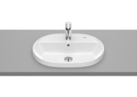 Roca The Gap Round 550mm 1 Taphole Inset Basin