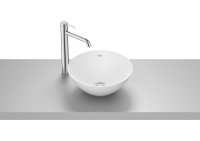 Roca Bol 350mm Round FINECERAMIC® Countertop Basin - Matt White