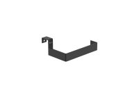 Roca Extra Toilet Roll Holder - Matt Black