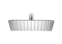 Roca Raindream 250mm Extraslim Square Metallic Rain Shower Head - Chrome
