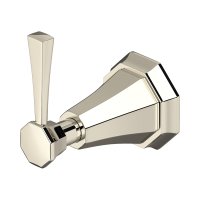 Perrin & Rowe Deco Three-Way Concealed Diverter with Shut Off and Lever Handle - Nickel