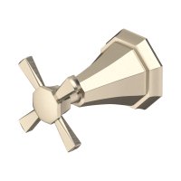 Perrin & Rowe Deco Four-Way Concealed Diverter with Crosstop Handle - Pewter