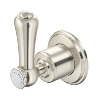 Perrin & Rowe Georgian 3/4" Concealed Wall Valve with Lever Handle - Pewter