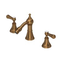 Perrin & Rowe Georgian Three-Hole Bidet Mixer with Lever Handles - English Bronze
