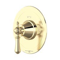 Perrin & Rowe Georgian Concealed Thermostatic Shower Mixer with Lever Handle - Gold