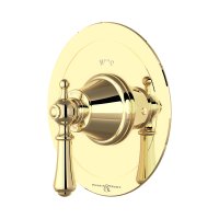Perrin & Rowe Georgian Concealed Thermostatic Shower Mixer with Lever Handle - Polished Brass