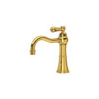 Perrin & Rowe Georgian Single Lever Basin Mixer - Polished Brass