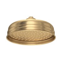 Perrin & Rowe Georgian 8" Shower Rose - Satin Brass