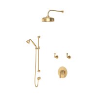 Perrin & Rowe Georgian Shower Set 1 - Satin Brass