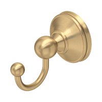 Perrin & Rowe Georgian Single Robe Hook - Satin Brass