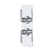 Perrin & Rowe Langbourn Concealed Thermostatic Shower Mixer With Shut-Off Valve - Chrome