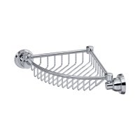 Perrin & Rowe Langbourn Corner Basket - Chrome