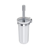 Perrin & Rowe Langbourn Wall-Mounted Toilet Brush Holder - Chrome