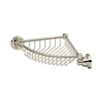 Perrin & Rowe Langbourn Corner Basket - Nickel