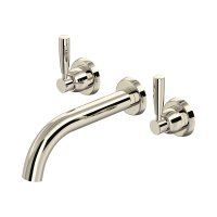 Perrin & Rowe Langbourn Three-Hole Wall-Mounted Bath Set - Nickel