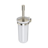 Perrin & Rowe Langbourn Wall-Mounted Toilet Brush Holder - Nickel