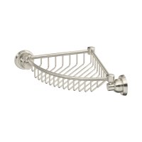 Perrin & Rowe Langbourn Corner Basket - Pewter