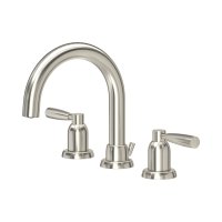 Perrin & Rowe Langbourn Three-Hole Deck-Mounted Basin Mixer - Pewter
