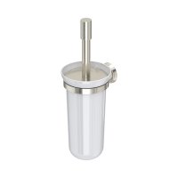 Perrin & Rowe Langbourn Wall-Mounted Toilet Brush Holder - Pewter