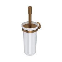 Perrin & Rowe Langbourn Wall-Mounted Toilet Brush Holder - English Bronze