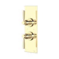 Perrin & Rowe Langbourn Concealed Thermostatic Shower Mixer With Diverter - Gold