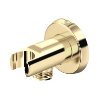 Perrin & Rowe Langbourn Wall Outlet with Parking Bracket - Gold