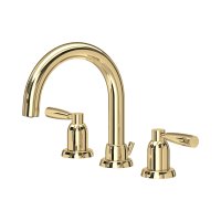 Perrin & Rowe Langbourn Three-Hole Deck-Mounted Basin Mixer - Polished Brass